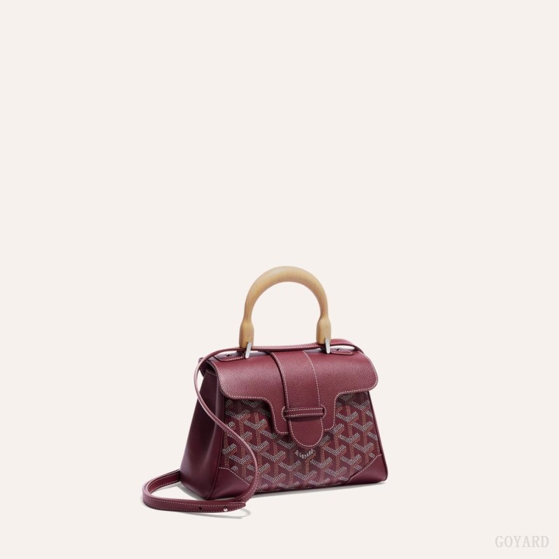 Goyard SAIGON SOUPLE MINI BAG Mini Çanta Bordo | GY-UWG3817