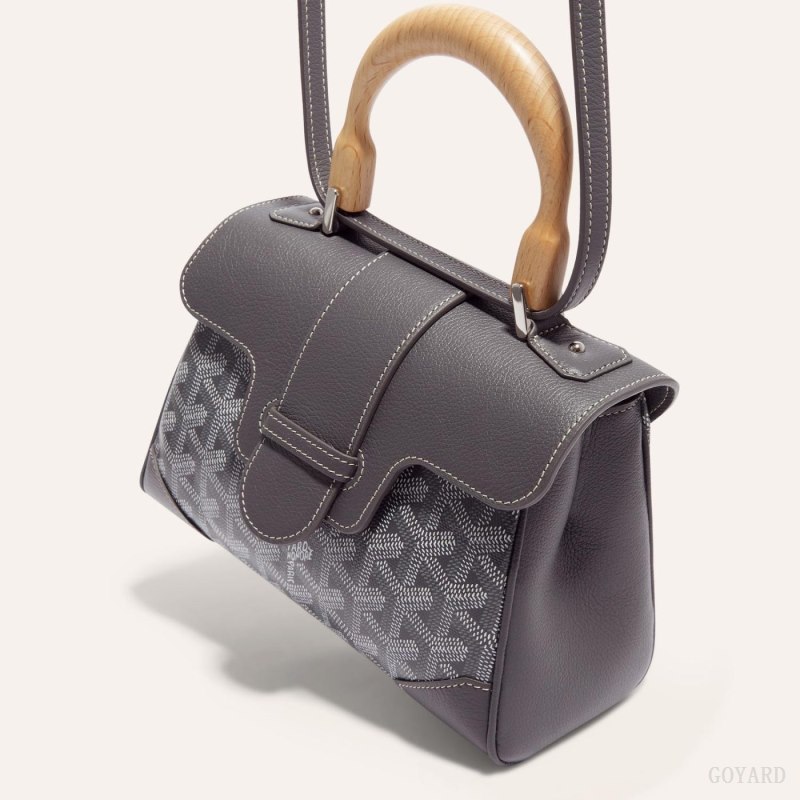 Goyard SAIGON SOUPLE MINI BAG Mini Çanta Gri | GY-OOR5890