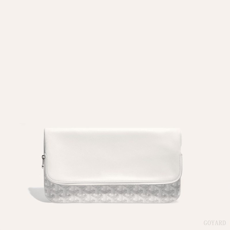 Goyard SAINTE-MARIE CLUTCH Kese Çanta Beyaz | GY-ZYE6069