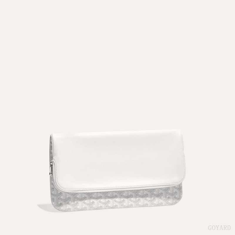 Goyard SAINTE-MARIE CLUTCH Kese Çanta Beyaz | GY-ZYE6069