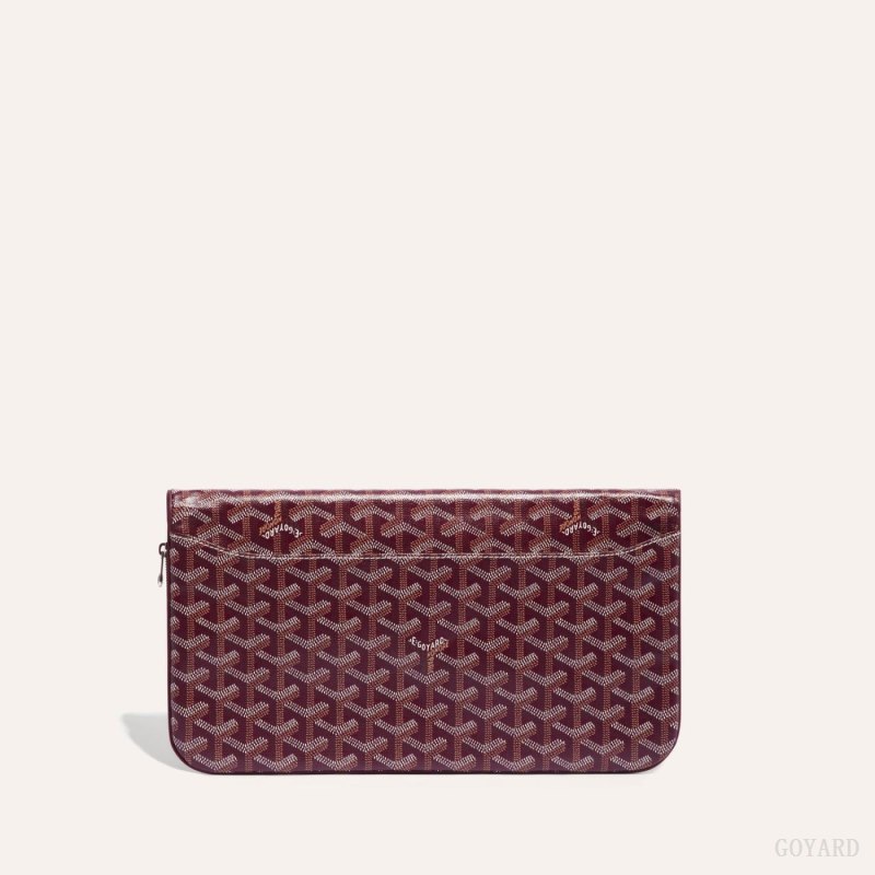 Goyard SAINTE-MARIE CLUTCH Kese Çanta Bordo | GY-CWD1039