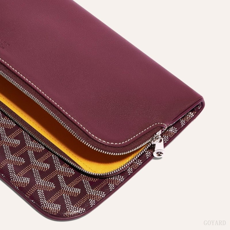 Goyard SAINTE-MARIE CLUTCH Kese Çanta Bordo | GY-CWD1039