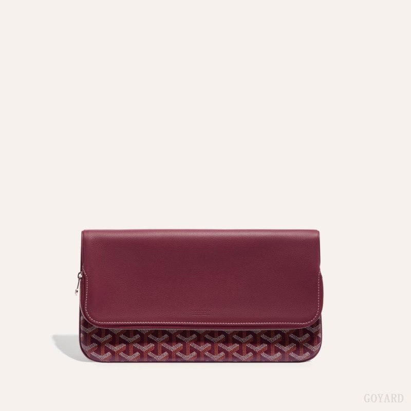 Goyard SAINTE-MARIE CLUTCH Kese Çanta Bordo | GY-CWD1039