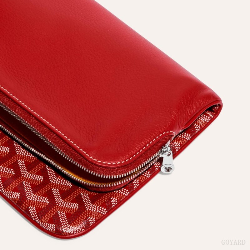 Goyard SAINTE-MARIE CLUTCH Kese Çanta Kırmızı | GY-GLO9300