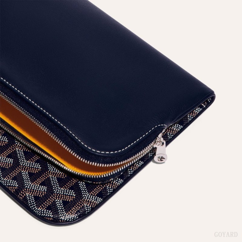 Goyard SAINTE-MARIE CLUTCH Kese Çanta Lacivert Mavi | GY-TVZ7676
