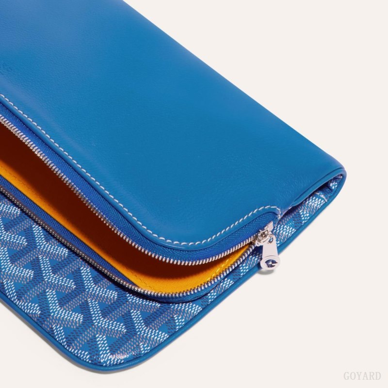 Goyard SAINTE-MARIE CLUTCH Kese Çanta Mavi | GY-FII8761