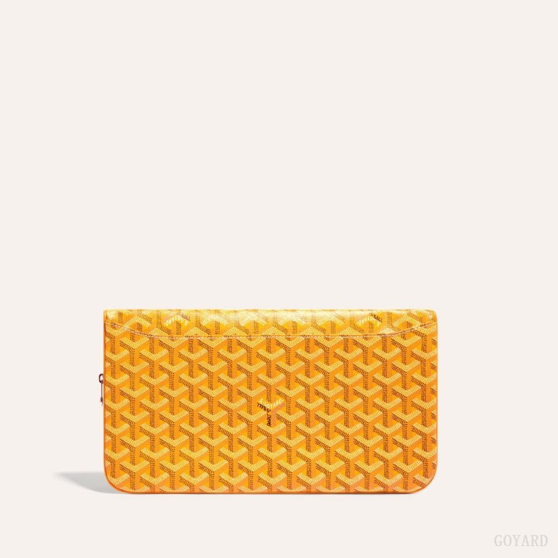Goyard SAINTE-MARIE CLUTCH Kese Çanta Sarı | GY-KNP0480