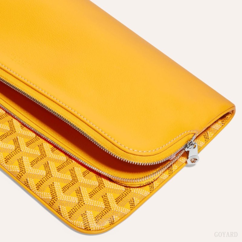Goyard SAINTE-MARIE CLUTCH Kese Çanta Sarı | GY-KNP0480