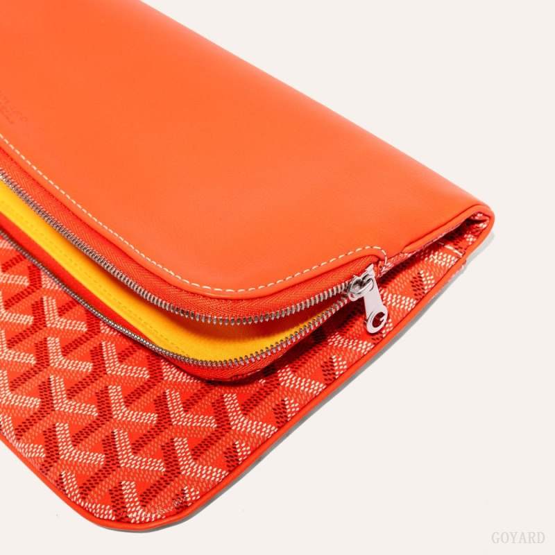 Goyard SAINTE-MARIE CLUTCH Kese Çanta Turuncu | GY-HIH5820