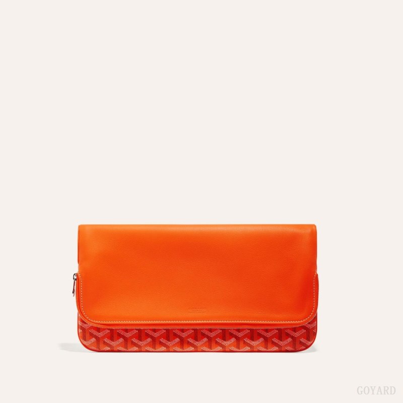Goyard SAINTE-MARIE CLUTCH Kese Çanta Turuncu | GY-HIH5820
