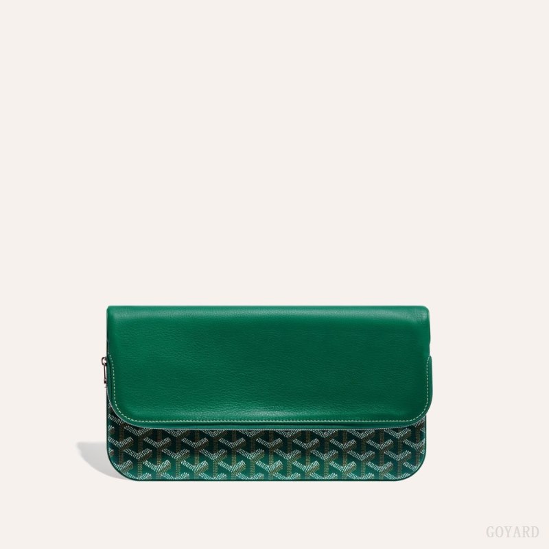 Goyard SAINTE-MARIE CLUTCH Kese Çanta Yeşil | GY-TTU7779