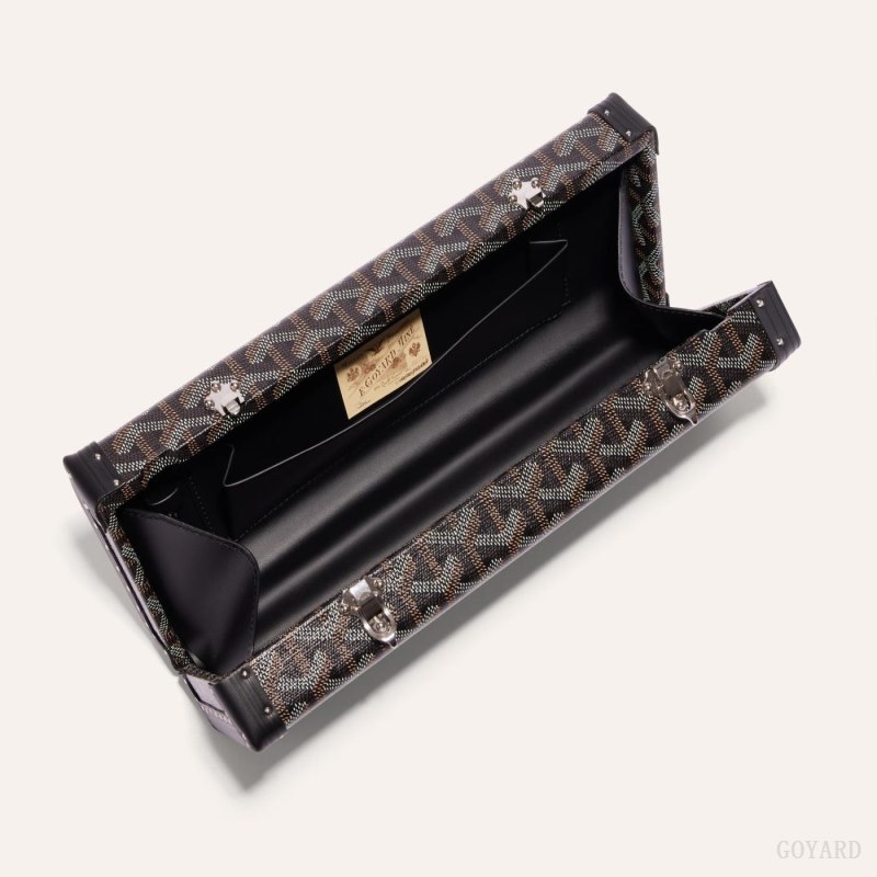 Goyard SAINT-HONORE TRUNK BAG Bagaj Çantası Siyah | GY-HLG9434