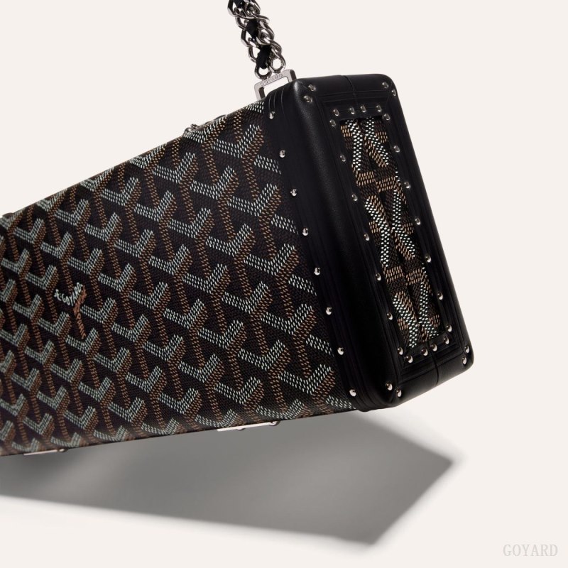 Goyard SAINT-HONORE TRUNK BAG Bagaj Çantası Siyah | GY-HLG9434
