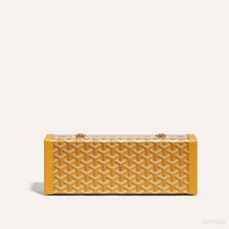 Goyard SAINT-HONORE TRUNK BAG Bagaj Çantası Altın | GY-VJN9835