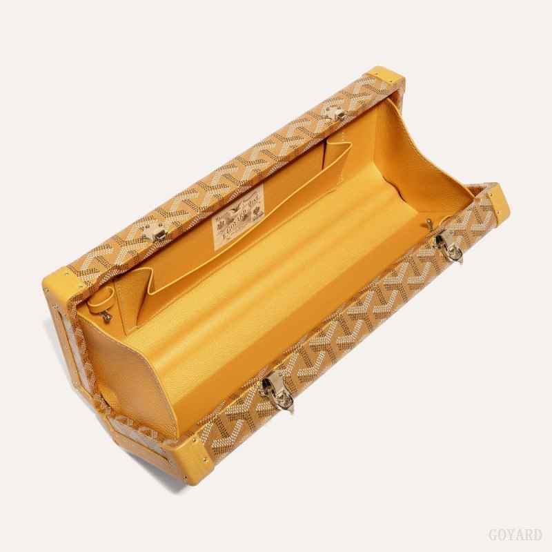 Goyard SAINT-HONORE TRUNK BAG Bagaj Çantası Altın | GY-VJN9835