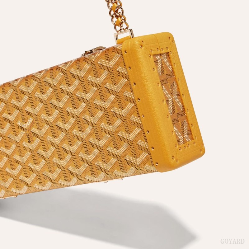 Goyard SAINT-HONORE TRUNK BAG Bagaj Çantası Altın | GY-VJN9835