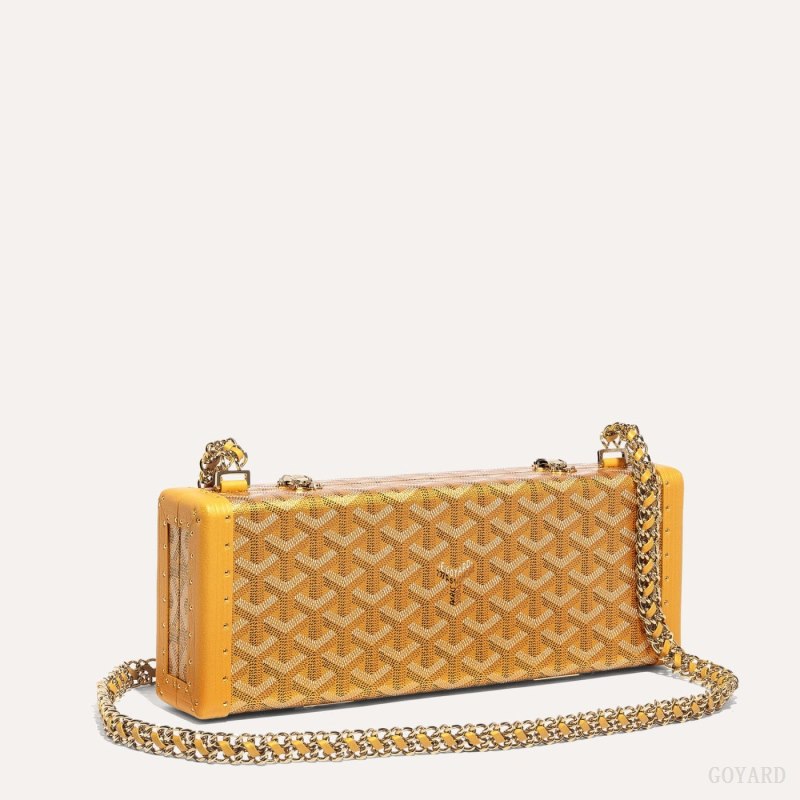 Goyard SAINT-HONORE TRUNK BAG Bagaj Çantası Altın | GY-VJN9835