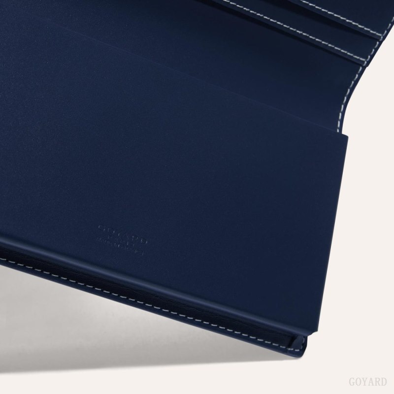 Goyard SAINT-LAMBERT WALLET Vaka Çantası Lacivert Mavi | GY-ZHX5637