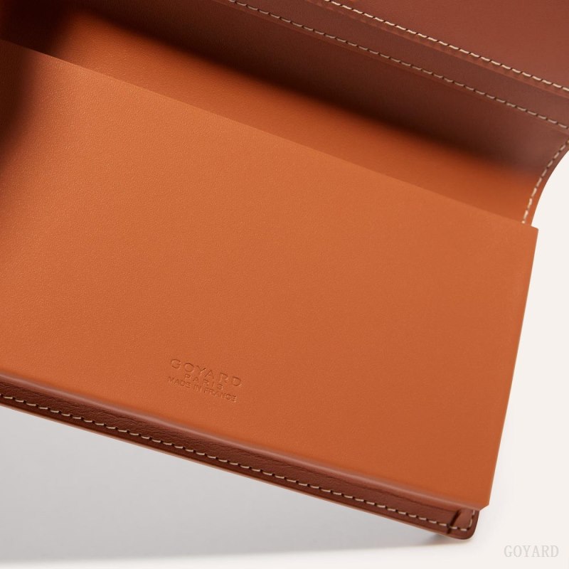 Goyard SAINT-LAMBERT WALLET Vaka Çantası Siyah Kahverengi | GY-PJD5628