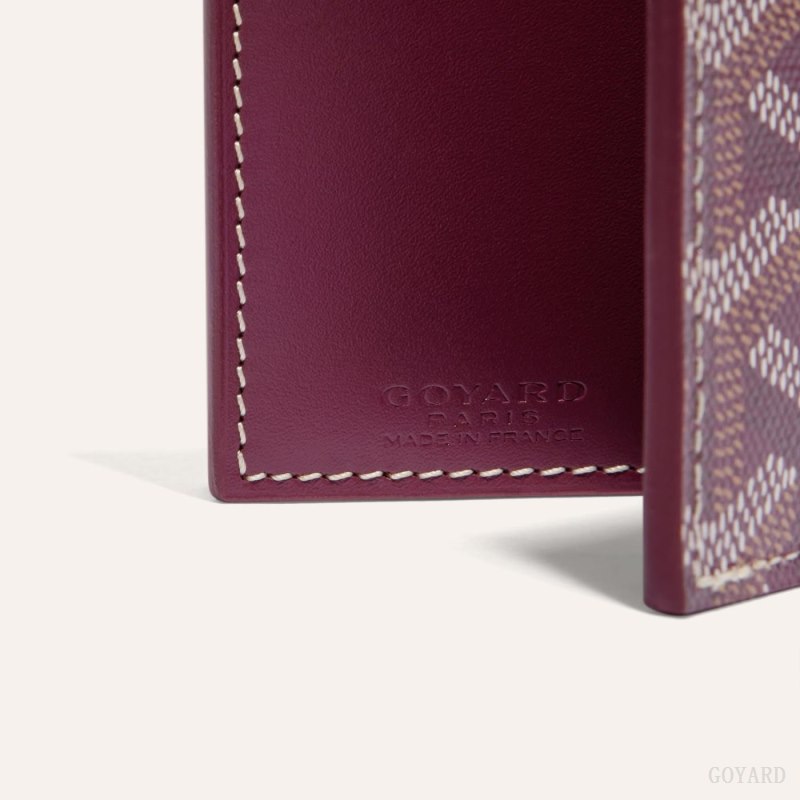Goyard SAINT-MARC CARD WALLET Kartlık Bordo | GY-UCA2190