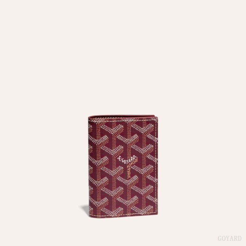 Goyard SAINT-MARC CARD WALLET Kartlık Bordo | GY-UCA2190