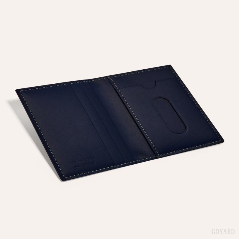 Goyard SAINT-MARC CARD WALLET Kartlık Lacivert Mavi | GY-TCR7306