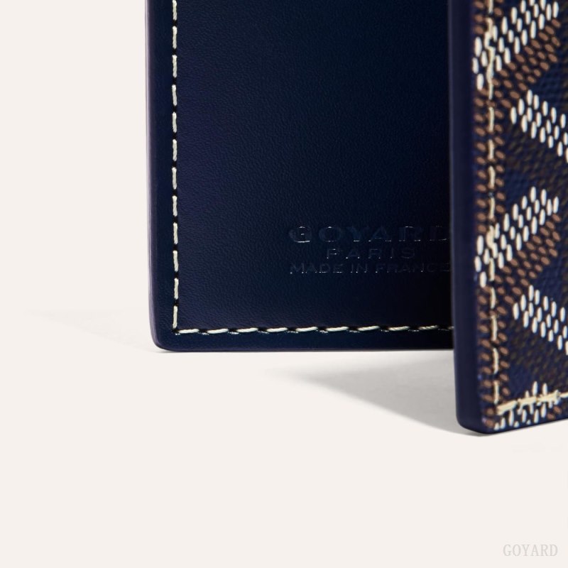 Goyard SAINT-MARC CARD WALLET Kartlık Lacivert Mavi | GY-TCR7306
