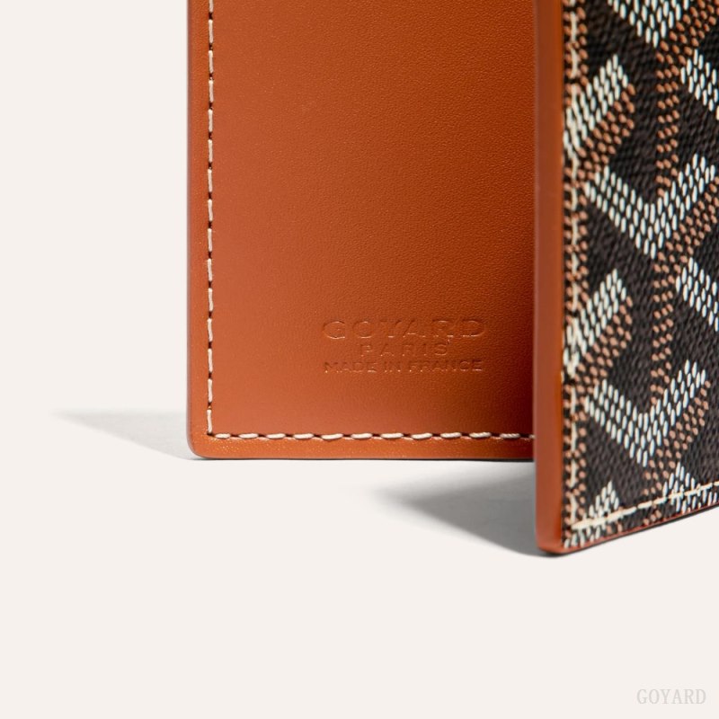 Goyard SAINT-MARC CARD WALLET Kartlık Siyah Kahverengi | GY-NZM7470