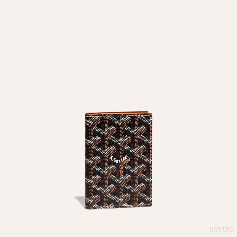 Goyard SAINT-MARC CARD WALLET Kartlık Siyah Kahverengi | GY-NZM7470