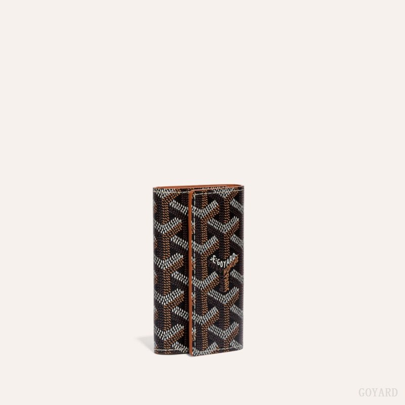 Goyard SAINT-MICHEL KEY RING Anahtarlıklar Siyah Kahverengi | GY-YIS9861