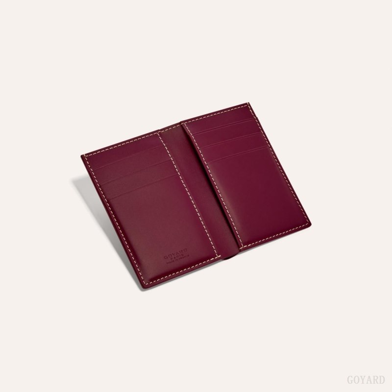 Goyard SAINT-PIERRE CARD WALLET Kartlık Bordo | GY-ONB7464