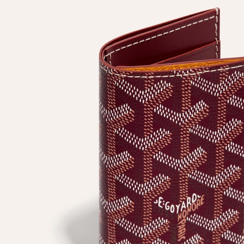 Goyard SAINT-PIERRE CARD WALLET Kartlık Bordo | GY-ONB7464