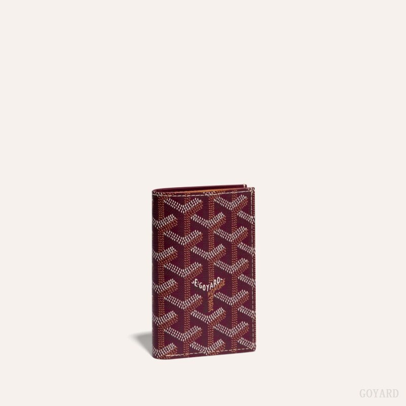 Goyard SAINT-PIERRE CARD WALLET Kartlık Bordo | GY-ONB7464