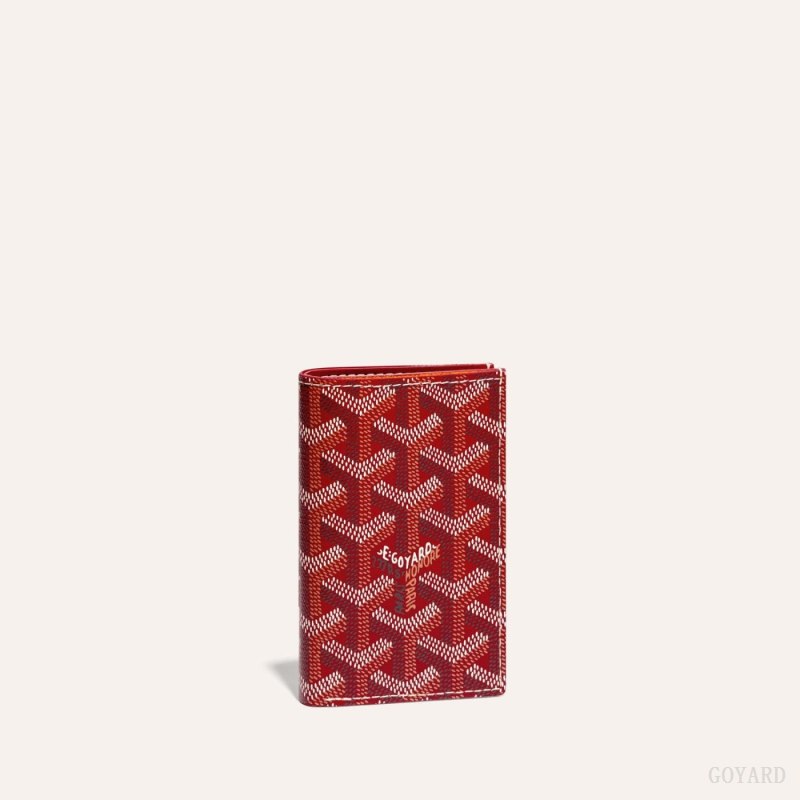 Goyard SAINT-PIERRE CARD WALLET Kartlık Kırmızı | GY-TGS0490