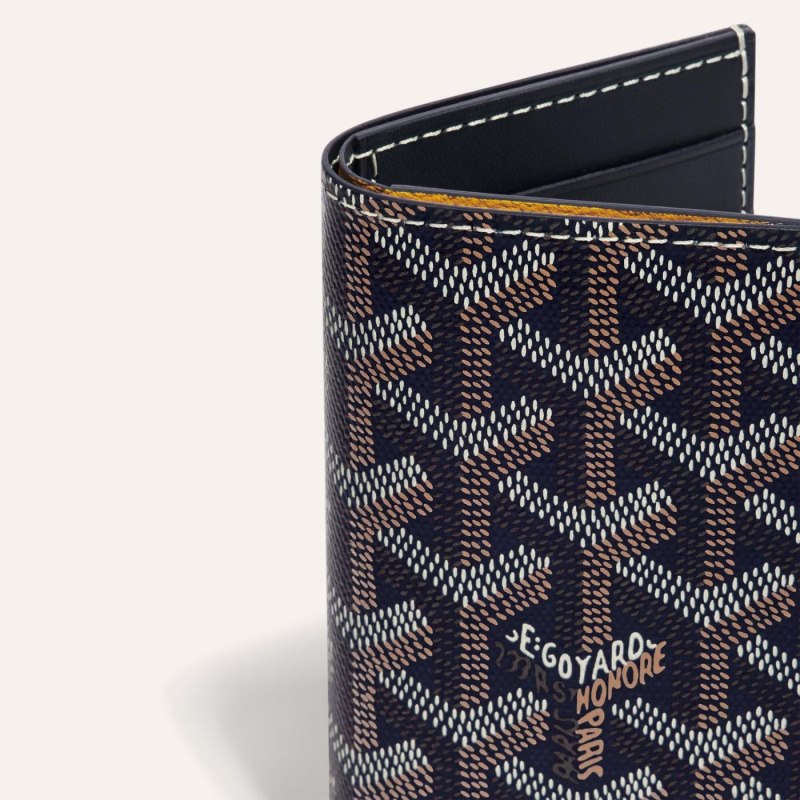 Goyard SAINT-PIERRE CARD WALLET Kartlık Lacivert Mavi | GY-BIH8373