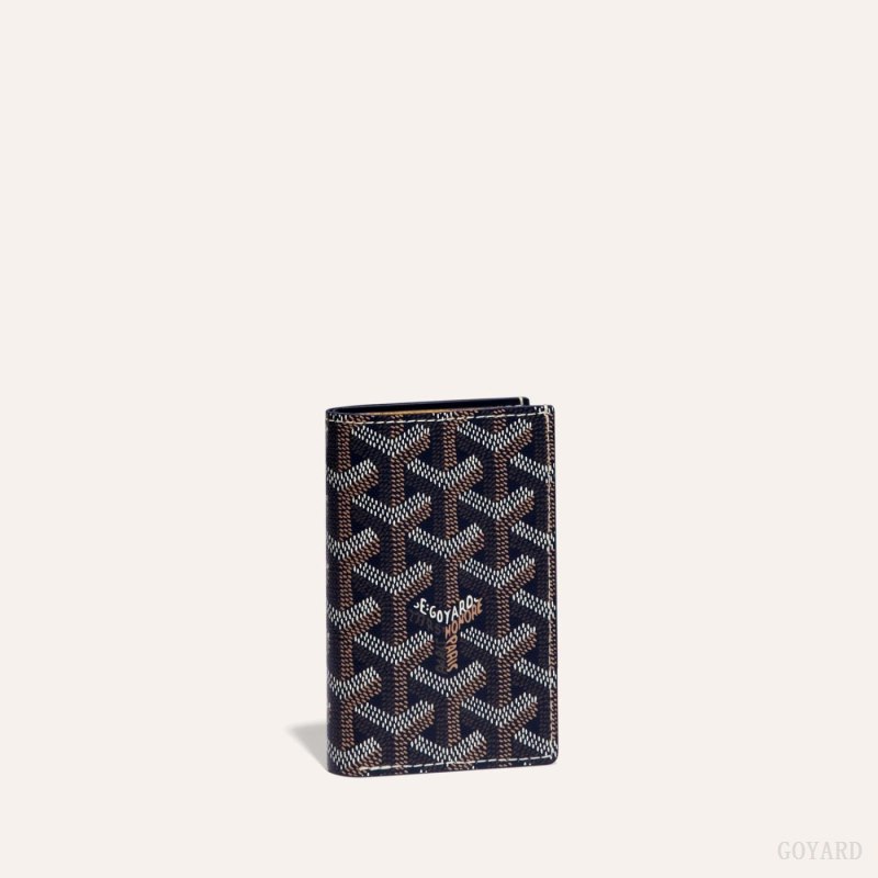 Goyard SAINT-PIERRE CARD WALLET Kartlık Lacivert Mavi | GY-BIH8373