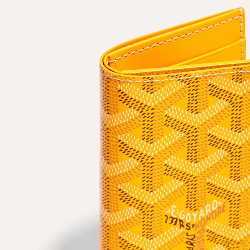 Goyard SAINT-PIERRE CARD WALLET Kartlık Sarı | GY-VAN7818