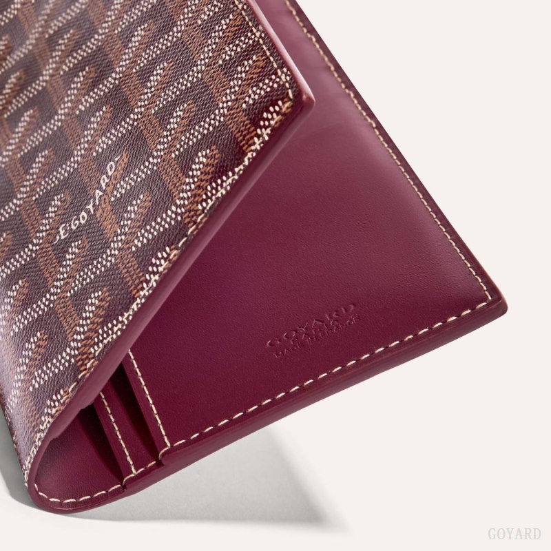 Goyard SAINT-ROCH WALLET Cüzdan Bordo | GY-GFO6031