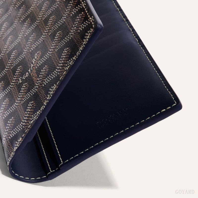 Goyard SAINT-ROCH WALLET Cüzdan Lacivert Mavi | GY-LEF4242
