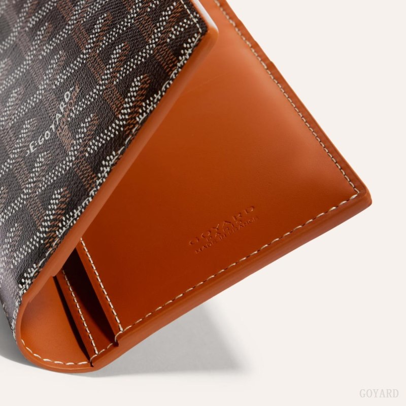 Goyard SAINT-ROCH WALLET Cüzdan Siyah Kahverengi | GY-OMR7106