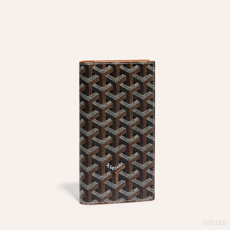 Goyard SAINT-ROCH WALLET Cüzdan Siyah Kahverengi | GY-OMR7106
