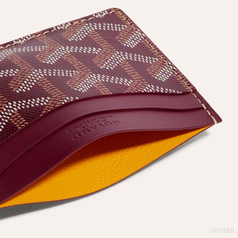 Goyard SAINT-SULPICE CARD WALLET Kartlık Bordo | GY-ZUA2961