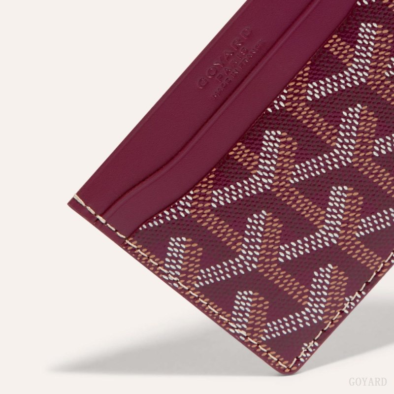 Goyard SAINT-SULPICE CARD WALLET Kartlık Bordo | GY-ZUA2961