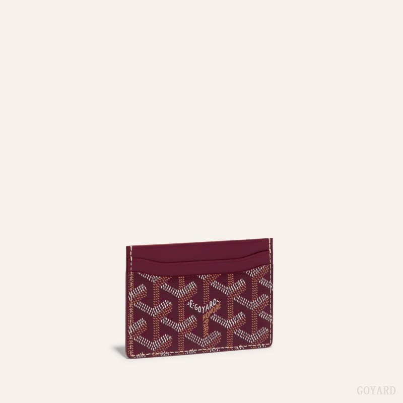 Goyard SAINT-SULPICE CARD WALLET Kartlık Bordo | GY-ZUA2961