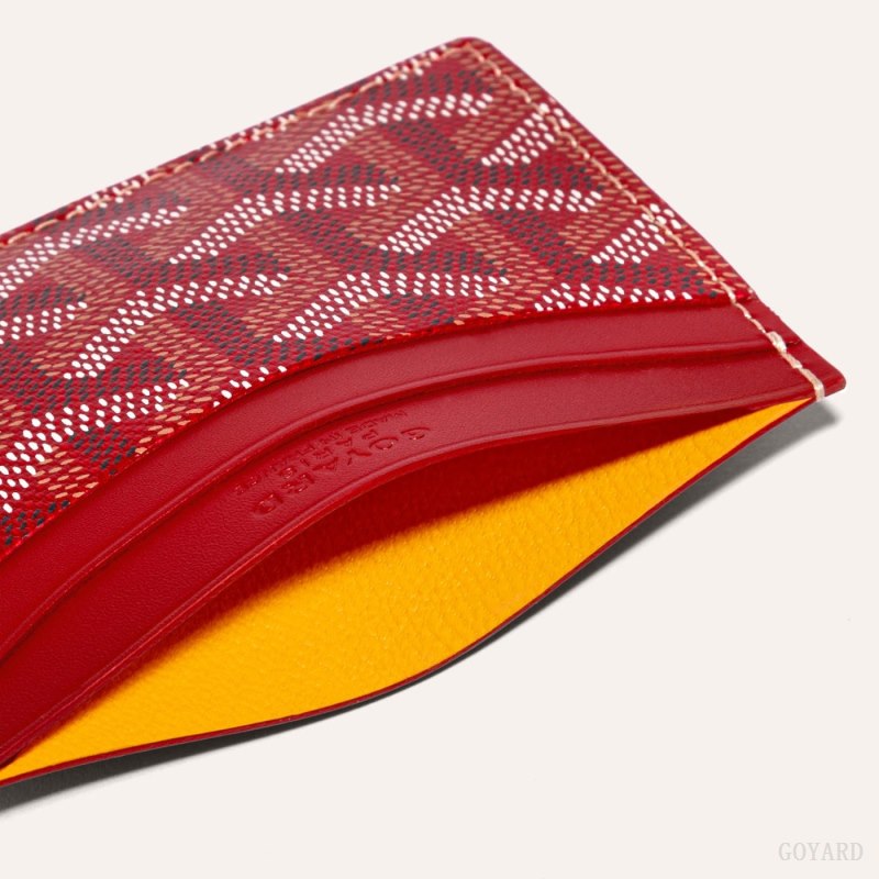 Goyard SAINT-SULPICE CARD WALLET Kartlık Kırmızı | GY-AHG7853