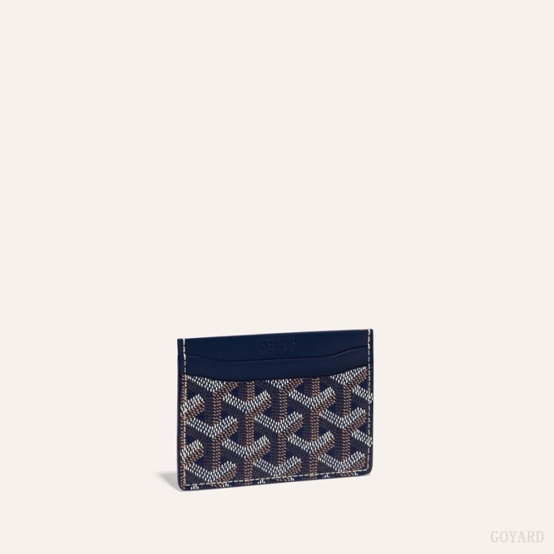 Goyard SAINT-SULPICE CARD WALLET Kartlık Lacivert Mavi | GY-CMS5943