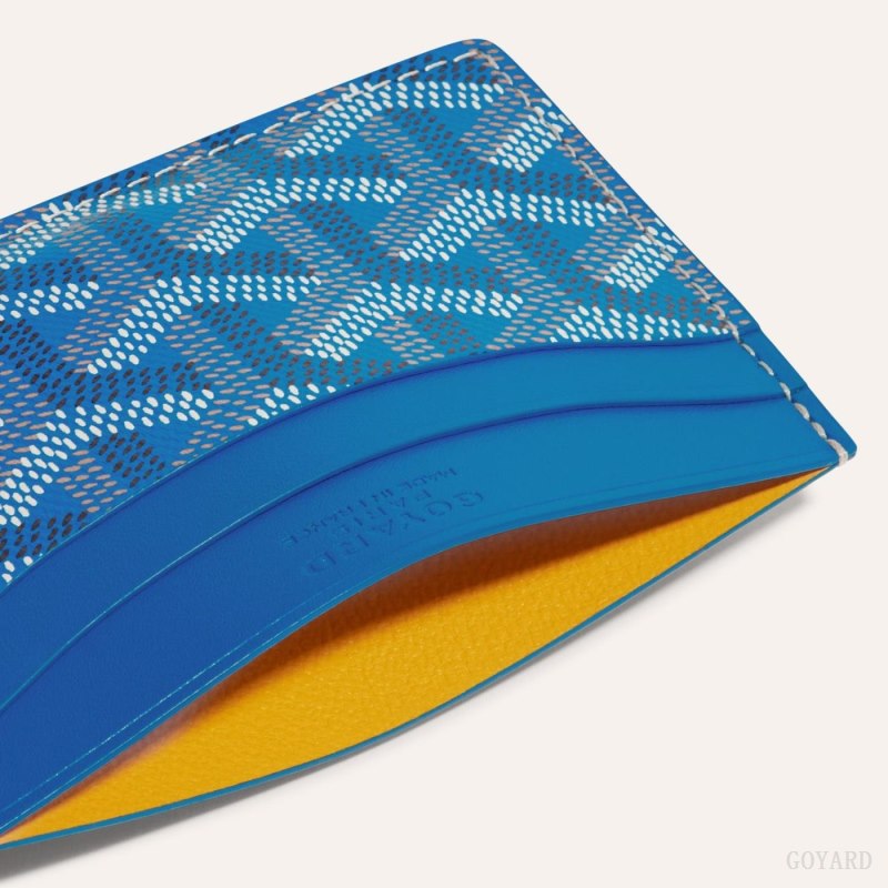 Goyard SAINT-SULPICE CARD WALLET Kartlık Mavi | GY-USK4666