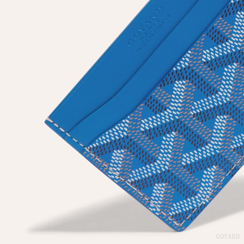 Goyard SAINT-SULPICE CARD WALLET Kartlık Mavi | GY-USK4666
