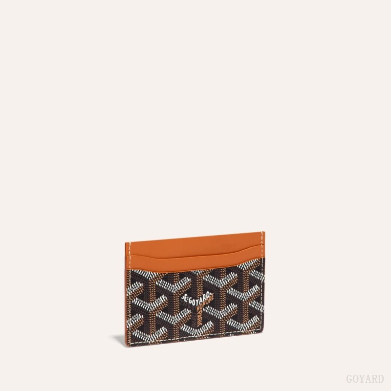 Goyard SAINT-SULPICE CARD WALLET Kartlık Siyah Kahverengi | GY-BOE2636