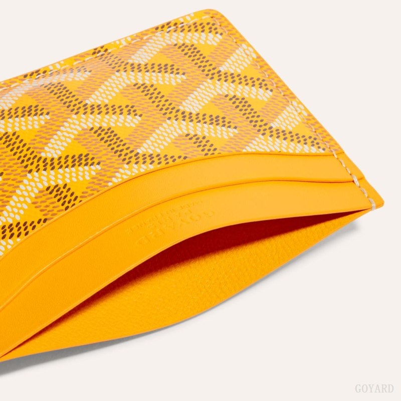Goyard SAINT-SULPICE CARD WALLET Kartlık Sarı | GY-WTP3816